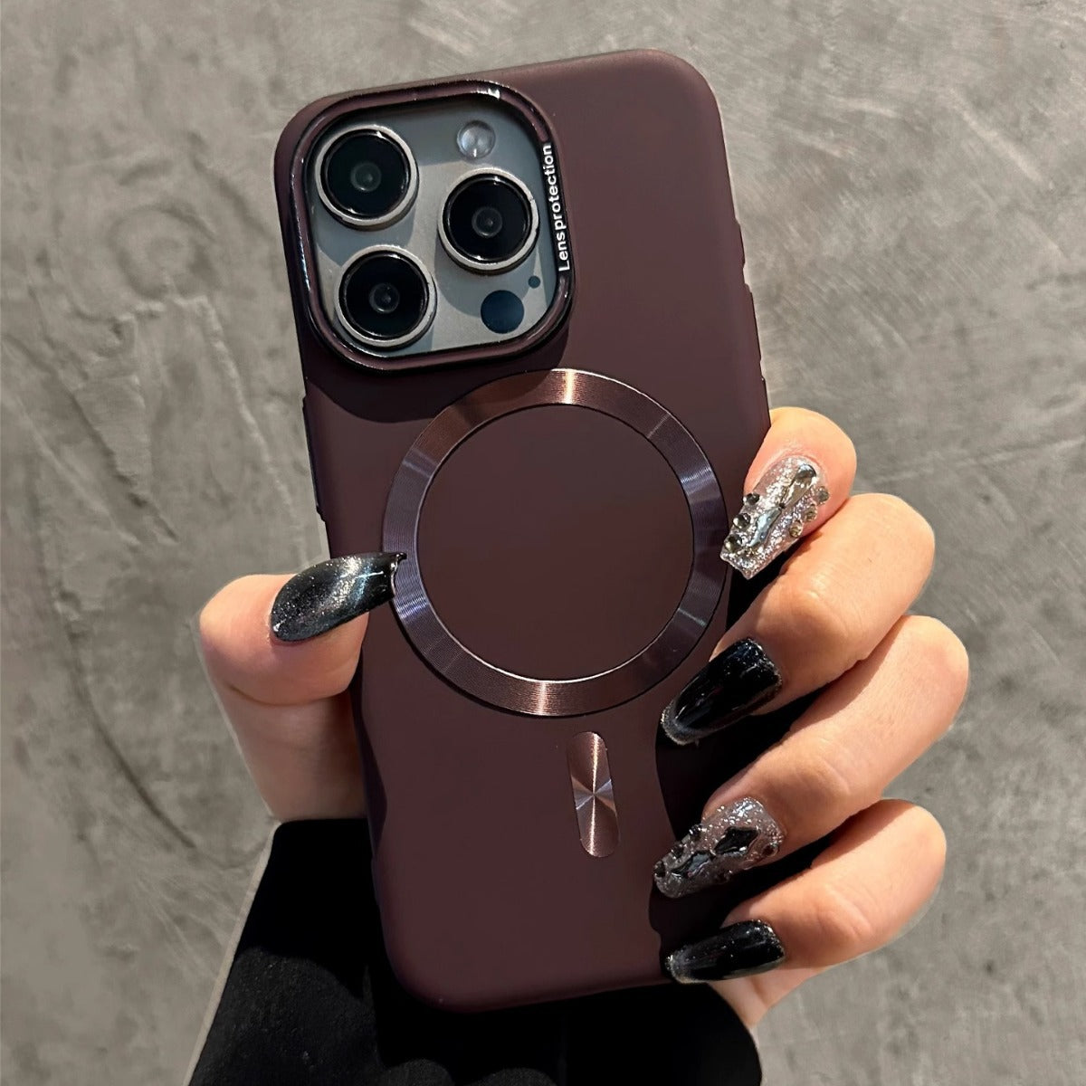 Suitable for Apple 15 Promax phone case new magnetic frosted iPhone 16 all inclusive anti drop 13 protective case